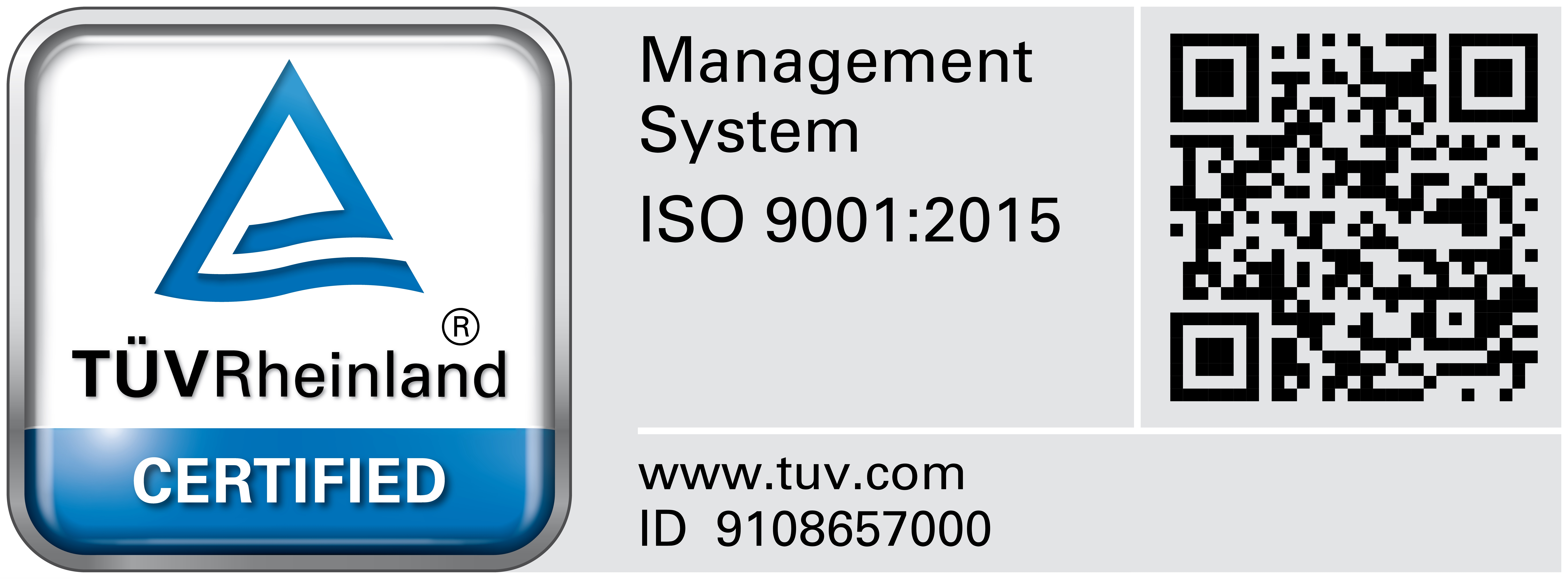 TUVRheinland certified